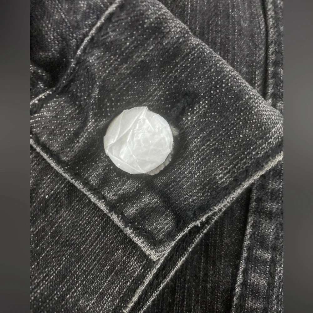 Youngla‎ Trucker Denim Jacket 5049 Black Medium